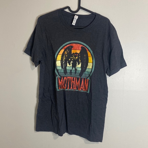 🦋Vintage style Moth man dark grey tee! - Picture 2 of 7